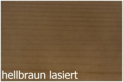 Schrägboden-Leiste Breite 40 cm farbig lasiert