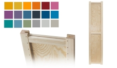 Seitenverkleidung Kiefer-Sperrholz für Ständer 148 x 40 cm, RAL-Farbe